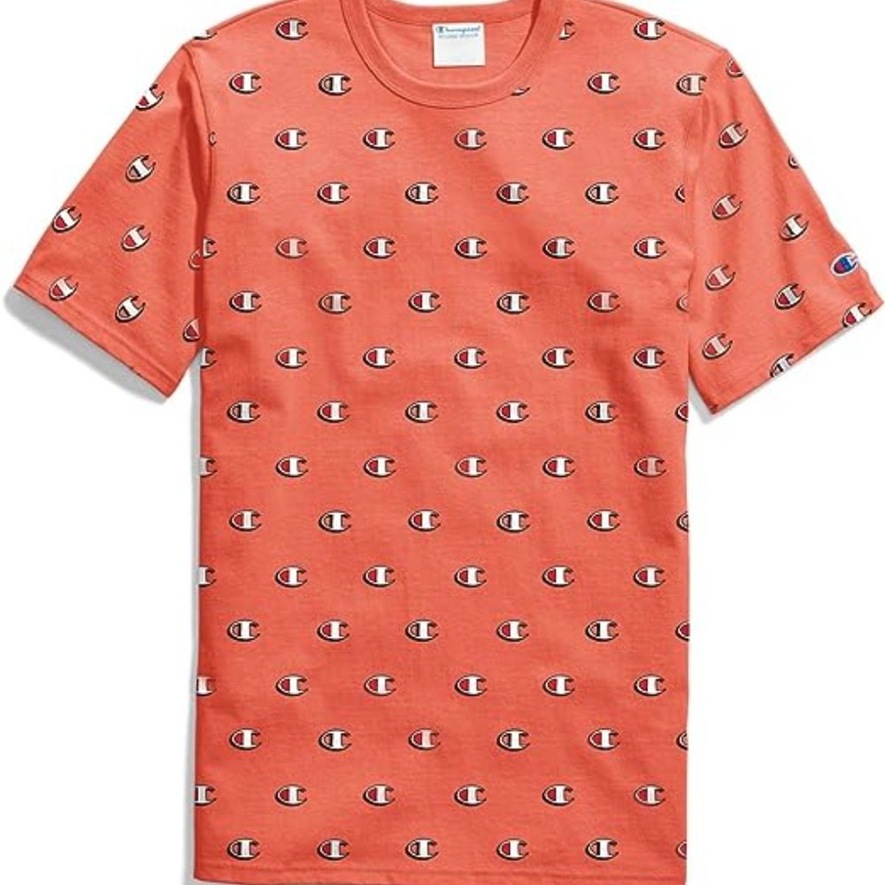 Champion Life All-Over Logo T-Shirt Sz XL